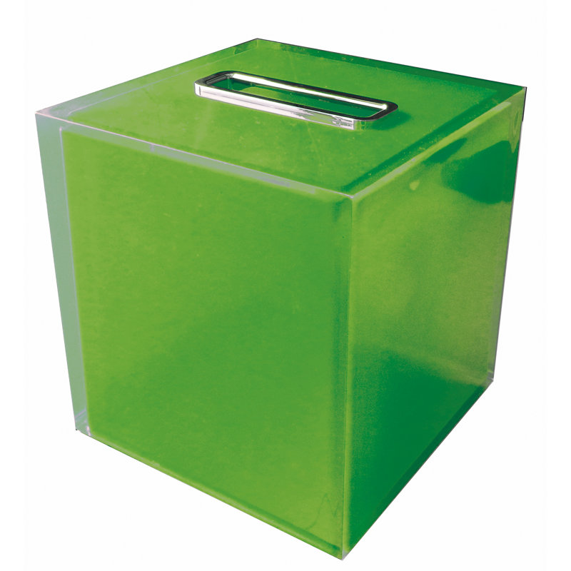Picard Tissue Box Cover, Green