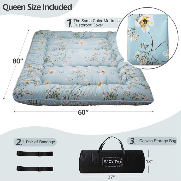 Japanese Memory Foam Futon Mattress MAXYOYO Size: Full