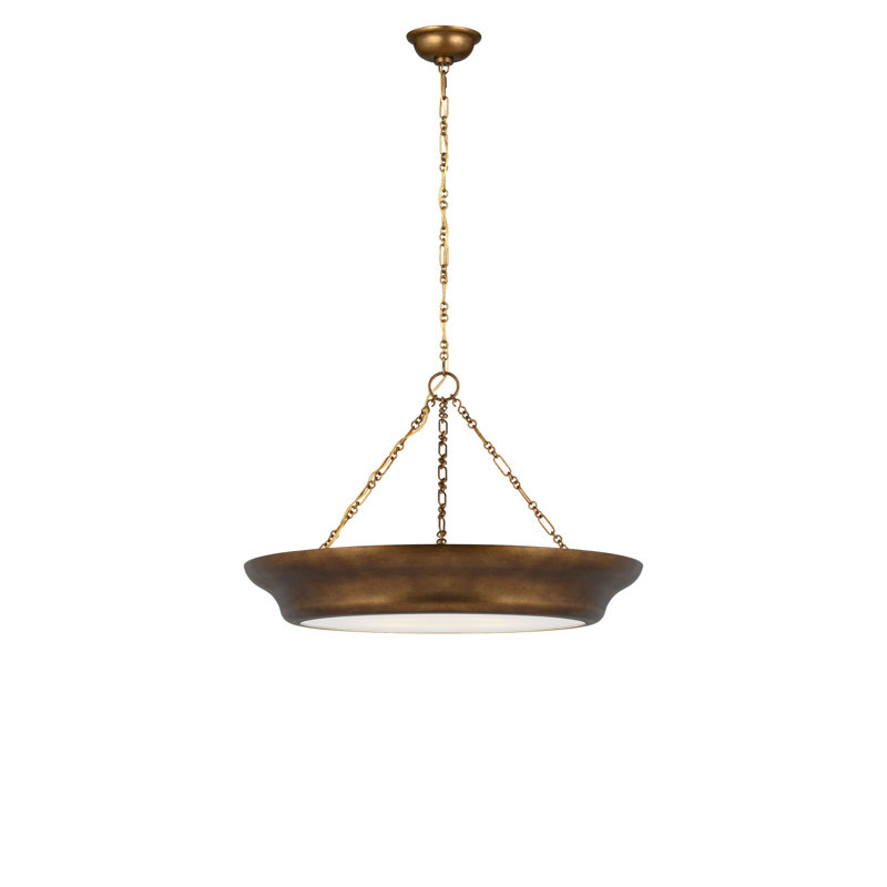 Lenoir Chandelier, 4, 15.88" H x 24" W  x 24" D, Vintage Gild