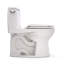 TOTO Ultramax One-Piece Round 1.28 GPF Universal Height Toilet with Right-Hand Trip Lever, CEFIONTECT and SS113 SoftClose Seat, Cotton White - MS603113CEFRG#01-1874607307-1874607305