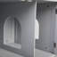 Porte-revues blanc en MDF pour chat-490921942