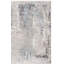 Tapis gris / bleu / ivoire tissé à la machine-1619370638