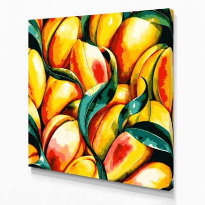 Fruit Mango Ataulfo Yellow Canvas Wall Art