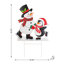 Piquet de Noël 32 po H Snowman