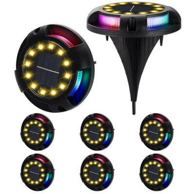 Black Solar Powered Pathway Light