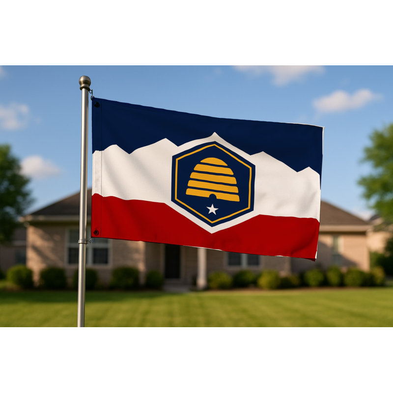 Drapeau de l'État de l'Utah - Drapeau