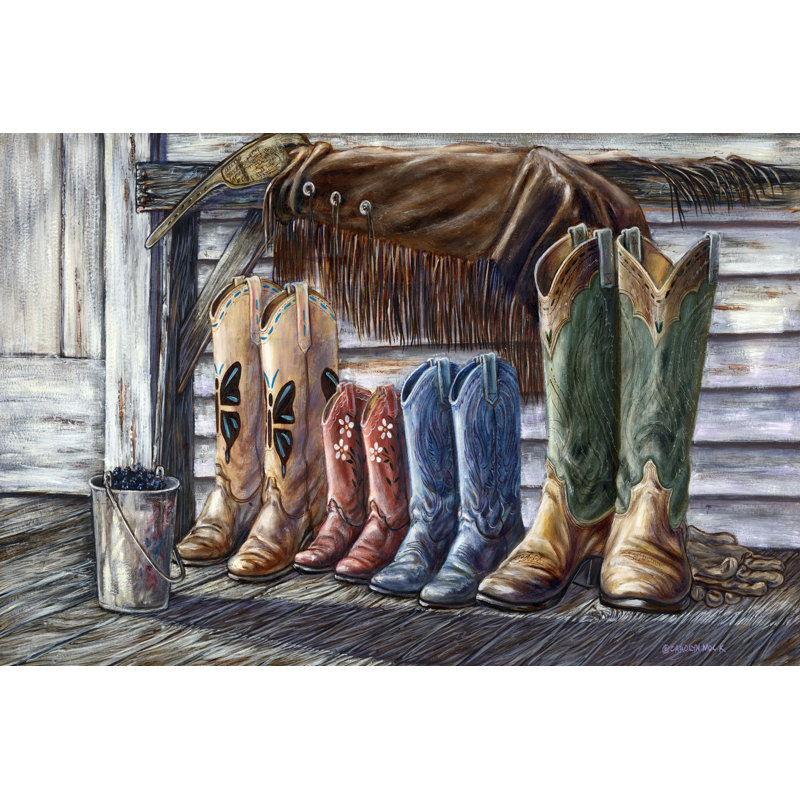 Family, 30cm H x 46cm W x 3.8cm D