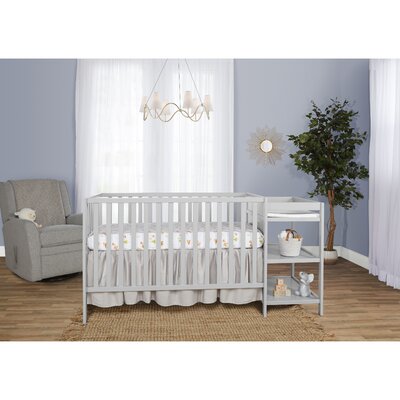 Dream On Me 5-in-1 Convertible Crib and Changer -  679-PG