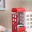 11.5" Tall Leather Jewellery Box, British Telephone Design, Red-130595661-130595662