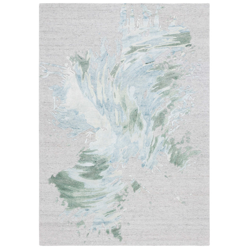 Jazzlin Hand Tufted Performance Abstract Rug, Rectangle 6' x 9'