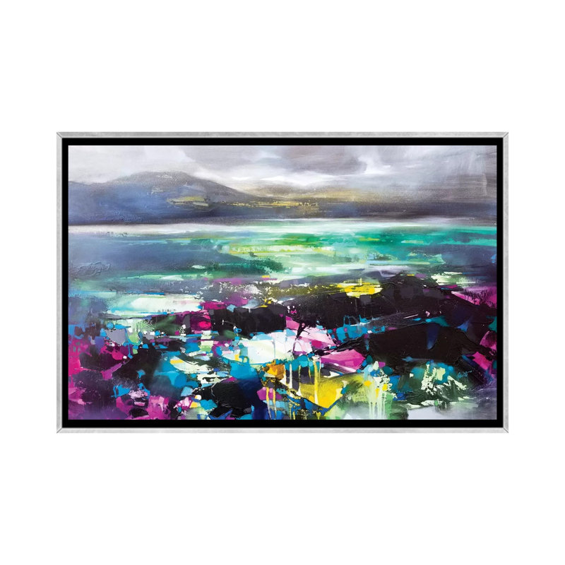 «Harris Greens I» par Scott Naismith - reproduction d'art, Pas de tapis, H 18 po x l 26 po x P 1,5 po
