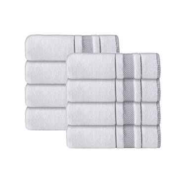 Chulmleigh 6 Piece Turkish Cotton Towel Set Ebern Designs Color: White