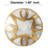 Allura 1.41" Diameter Mushroom Knob Multipack