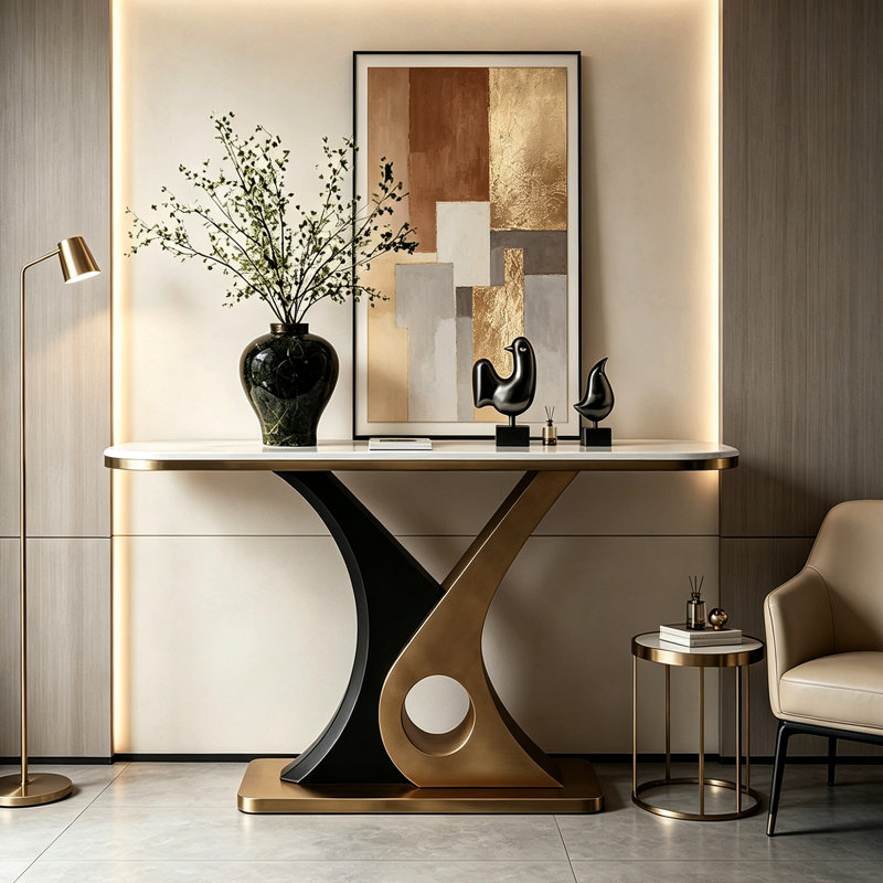 Console Italian Luxury, 33.5" H x 39.4" W x 13.8" D