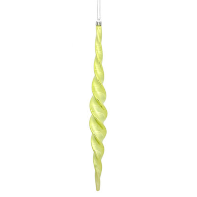 Shiny Spiral Icicle Christmas Ornament