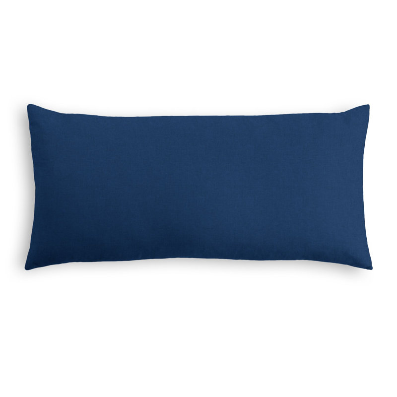 Housse de coussin rectangulaire, 14 po x 48 po, Bleu marine