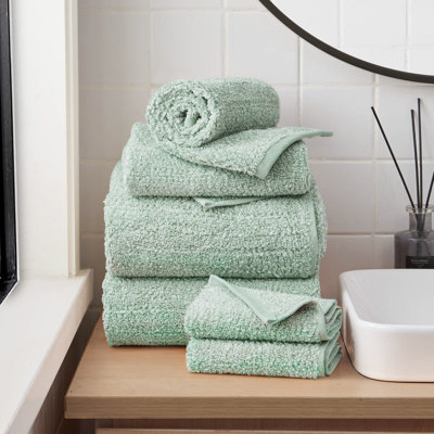 Lucky Brand Luxurious Boucle 6 Piece Premium Bath Towel Set