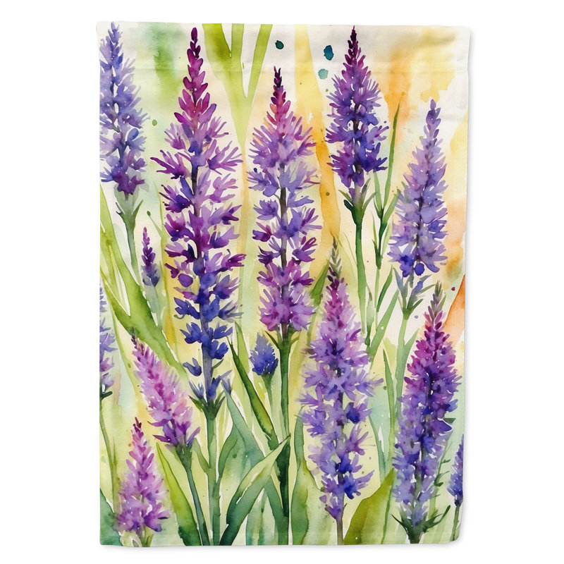 Drapeau de maison de fleurs Liatris, Fleurs de liatris