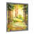 Impression argent sur toile encadrée