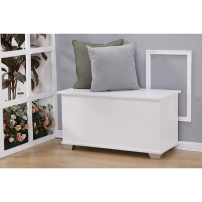Solid + Manufactured Wood Blanket Chest
