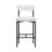 Boucle Upholstered Bar Stool with Metal Legs-683526334-719635357-719110048