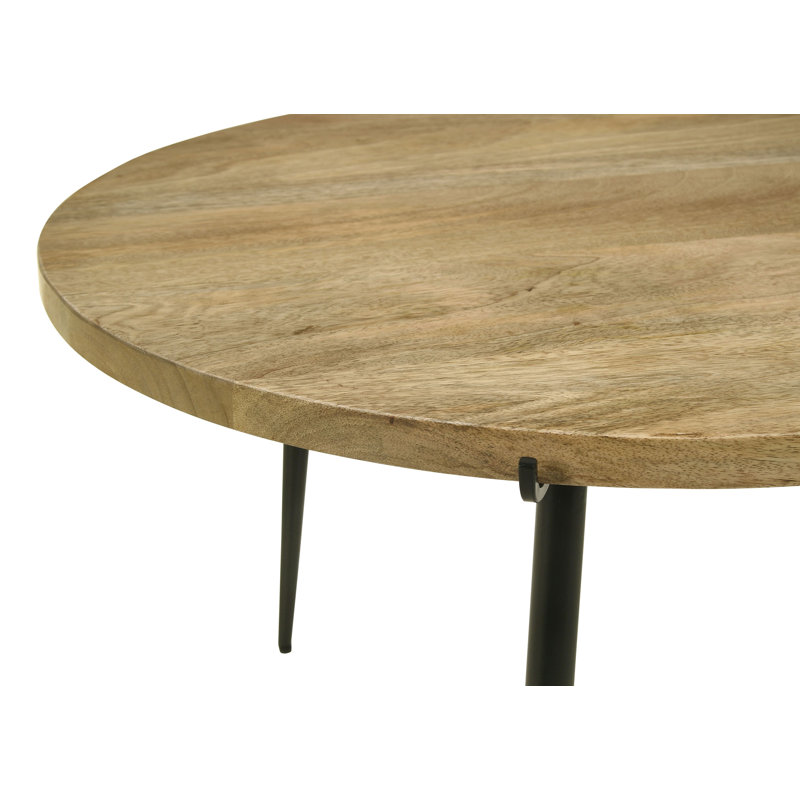 Pilar Solid Wood Top Coffee Table