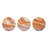Marbled Detail of Colourful Rock - Abstract Metal Wall Decor Set