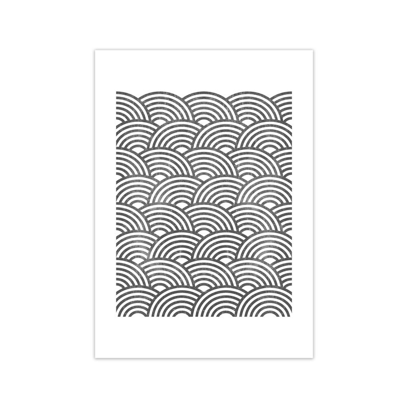 Art Deco Grunge Original - Print, No Frame, 84cm H x 59cm W x 1cm D