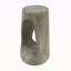 Table d'appoint d'extérieur, table de bout à conception creuse, table de tabouret de jardin de patio, table d'appoint décorative pour terrasse de balcon de plage, béton léger, texture semblable au bois-2074920241