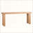 Rustic Natural Wood Console Table