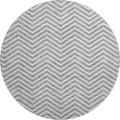 Premium Machine Washable Prisco Gray Rug