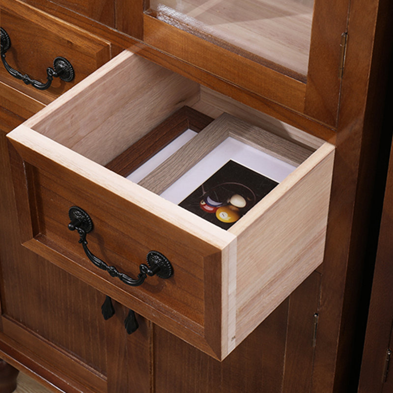 Armoire de rangement simple, Brun