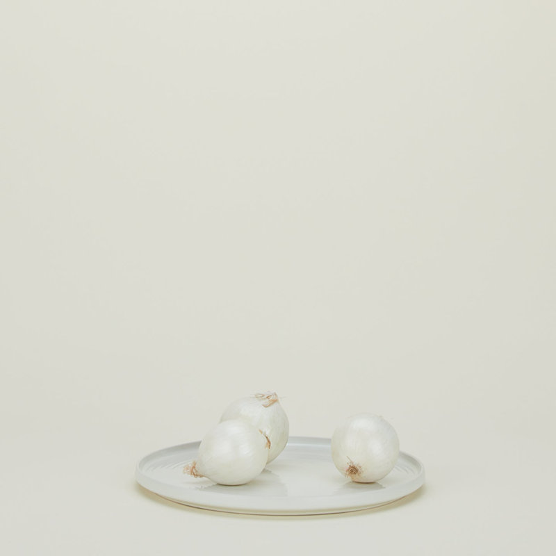 Stoneware Platter, Bone