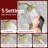 SUMERAIN Modern Shower System with 6 Settings Filtered Handheld Shower Head for Hard Water, Shower Faucet with Valve in Brushed Nickel-115249959