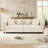89" Pull-Out Sleeper Sofa Velvet Chesterfield Sofa Convertible Couch Bed-116937500
