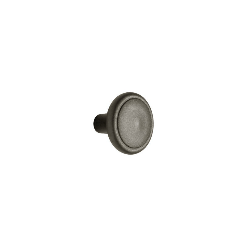Roswell Bronze Round Knob, White Bronze Medium
