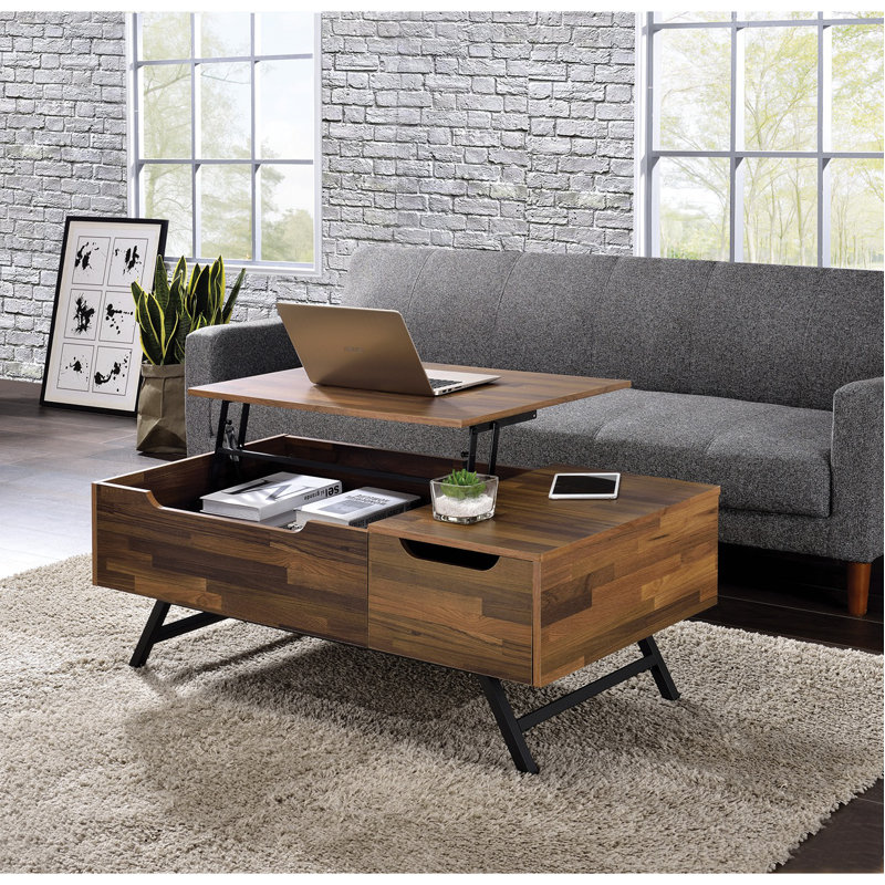 Table basse avec plateau relevable Throm