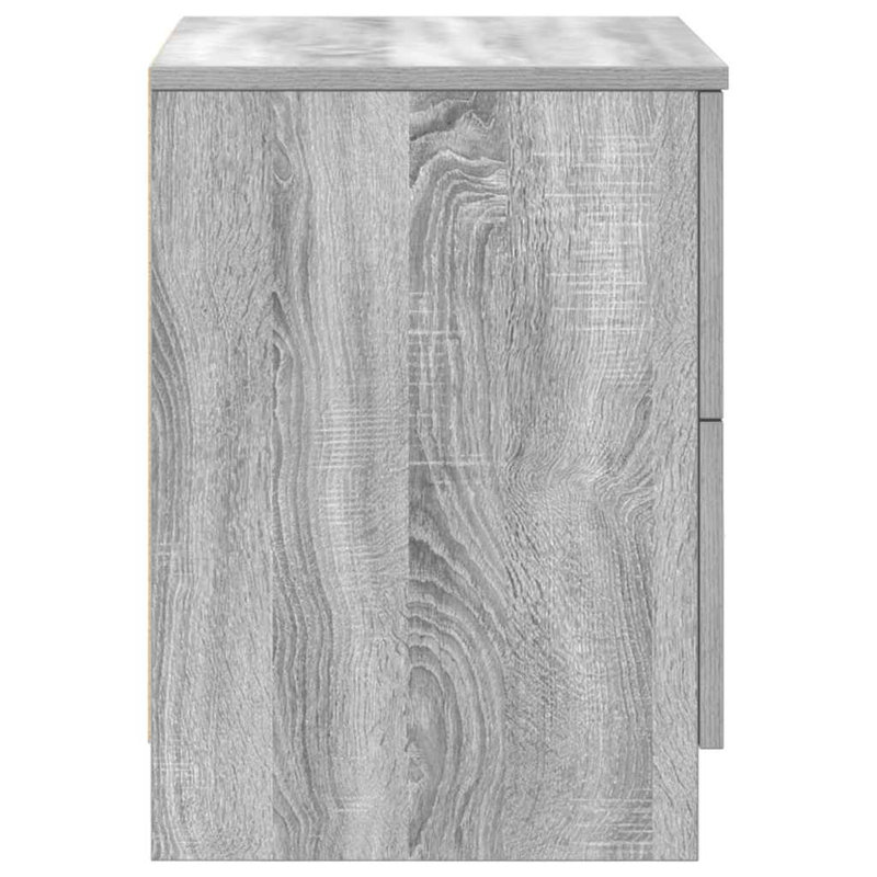 Bedside Cabinet With 2 Drawers 40X36x50 Cm, Grey Sonoma, 1