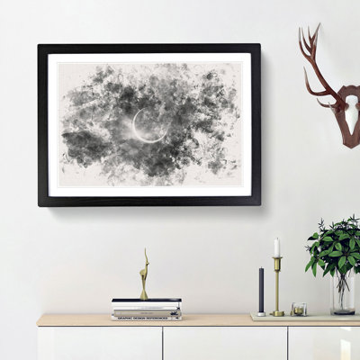Eclipse Of The Moon - Picture Frame Painting