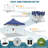 10'x10' Pop Up Canopy Wavy edge tent with One Person Set Up Center Lock and Storage bag-104597067