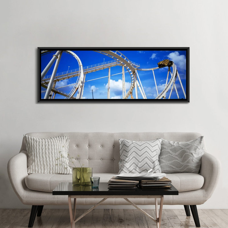 Reproduction de photo sur toile, "Batman panoramique", H 20 po x l 60 po x P 1,5 po, Black Framed