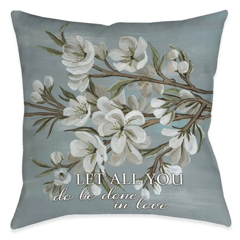 Be Done In Love Reversible Throw Pillow