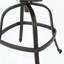 Tabouret de bar pivotant en fonte d'aluminium