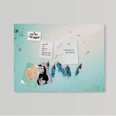 Magnetic Glass Photo Memo Board