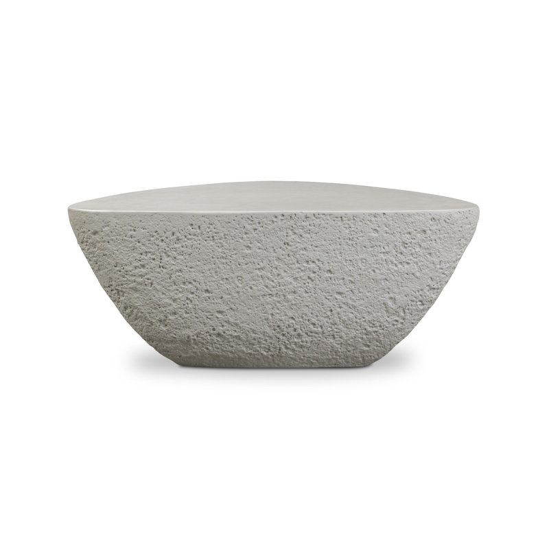 Medina Outdoor Nesting Coffee Table - Large-Blanc Stone, 34.75" W