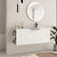 Ensemble de meuble-lavabo simple 48 po avec plateau en résine Habrough-127374734-127374735