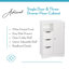 Armoire de rangement pour salle de bain et buanderie à une porte avec 3 tiroirs, tablette ouverte et réglable RiverRidge Ashland -24072497