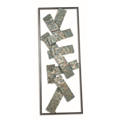 Farmhouse Abstract Wall Decor on Metal