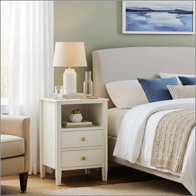 Winston 2-Drawer Storage Nightstand Combining Elegant Design With Ample Storage And Practical Features