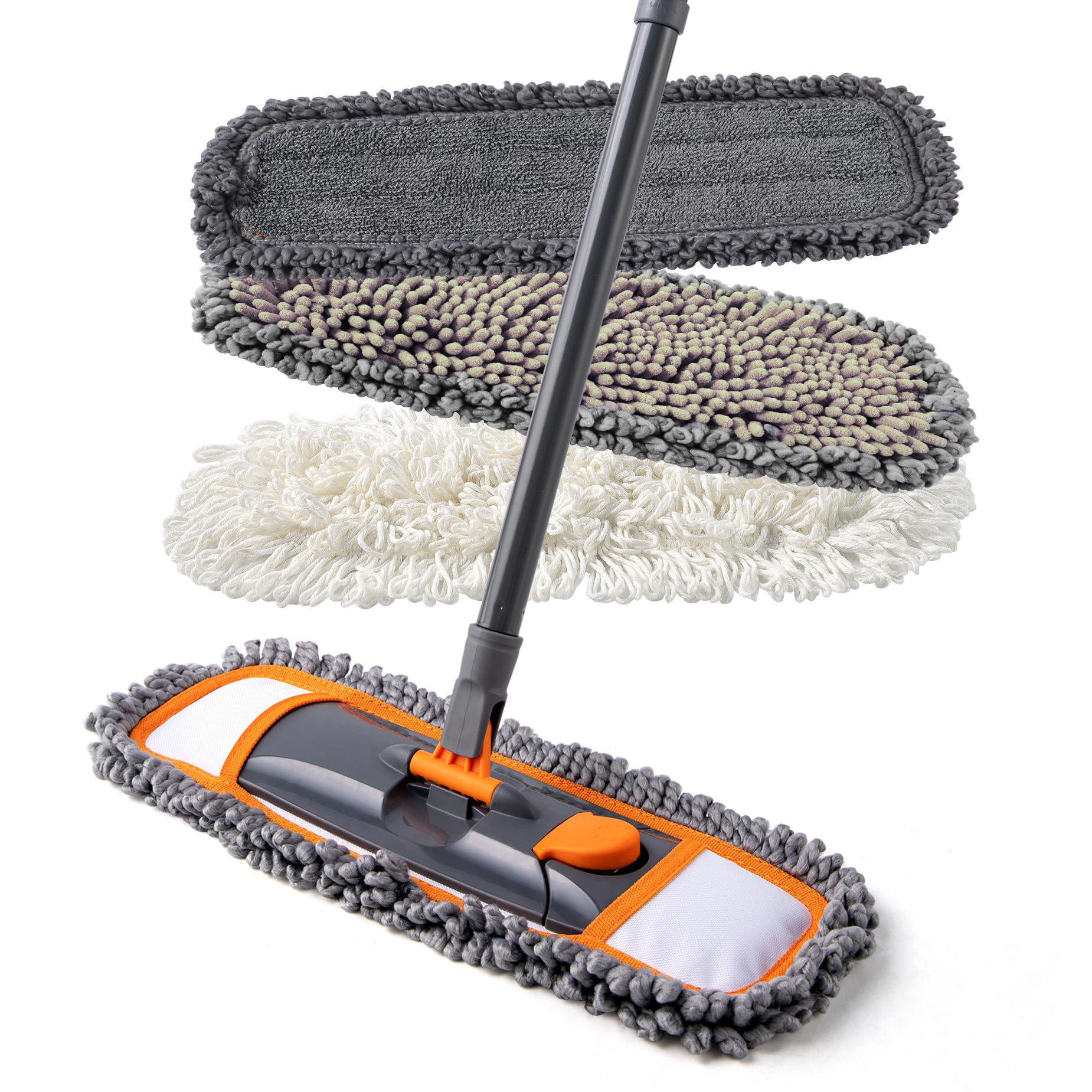 PSA LABORATORY FURNITURE LLC Mops For Floor Cleaning With 3 Different